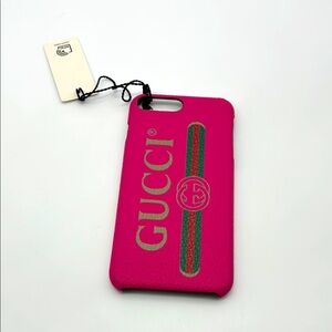 NWB GUCCI PINK SHERRY LINE SUPREME PHONE CASE